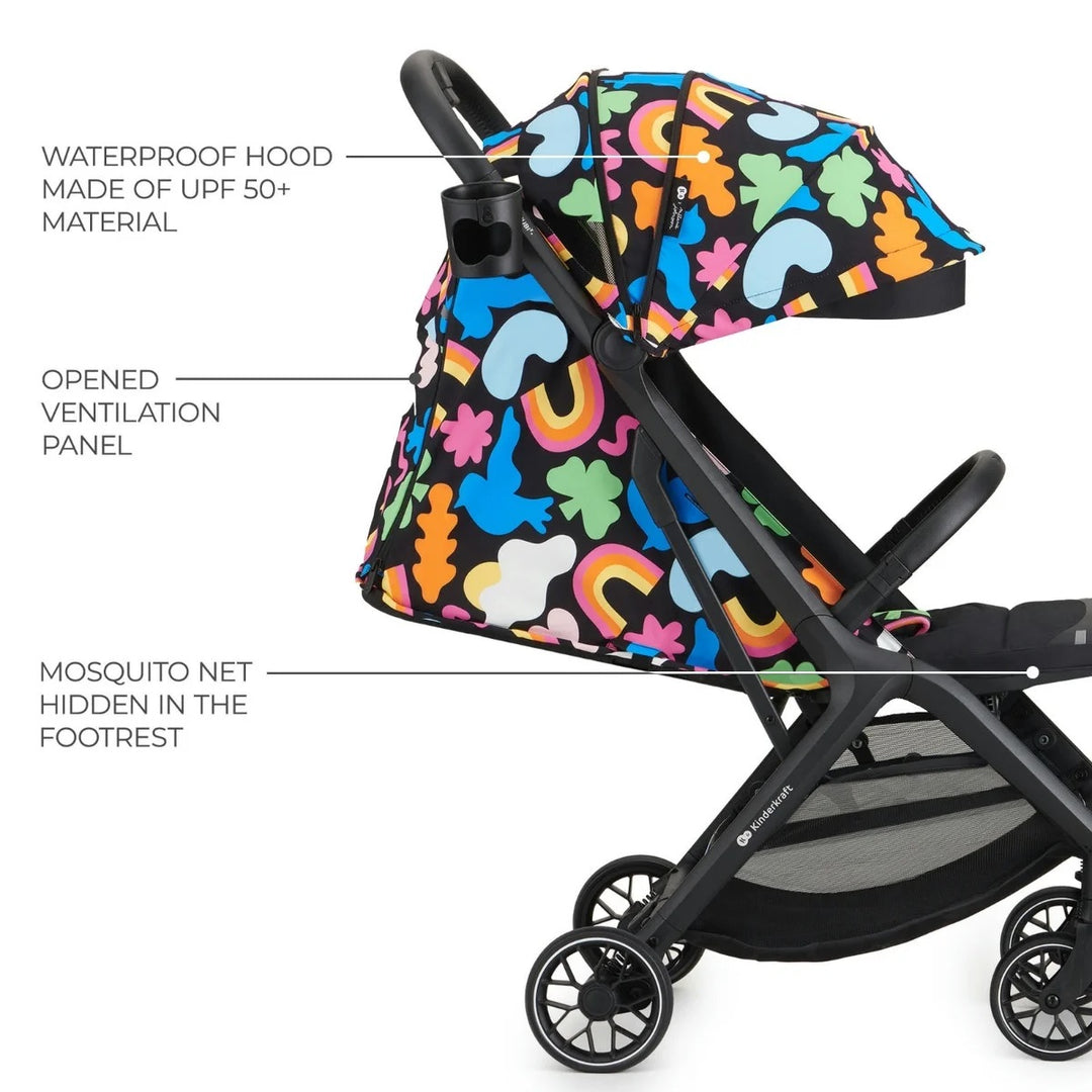 Kinderkraft NUBI 2 Pushchair - Happy Shapes