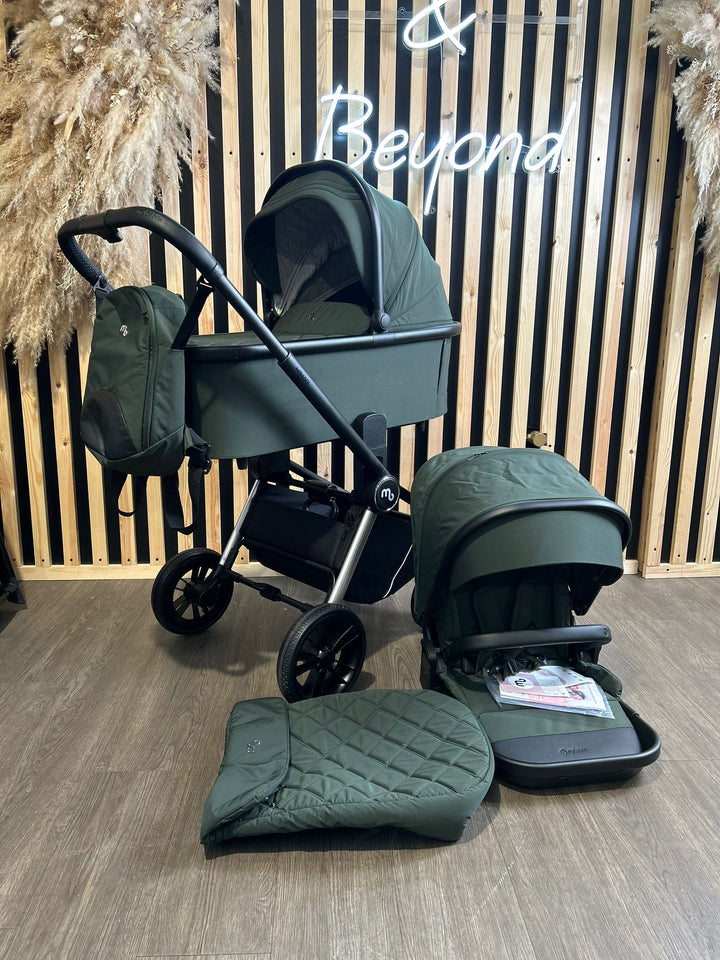 PRE LOVED My Babiie MB450 Travel System - Forest Green