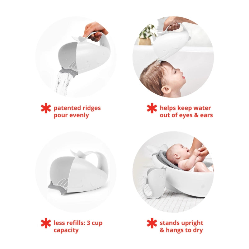 Skip Hop Moby Waterfall Rinser - White