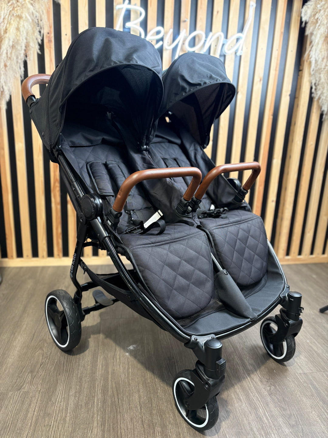PRE LOVED Ickle Bubba Venus Double Stroller - Black