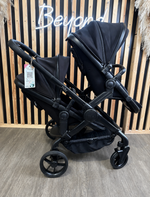 PRE LOVED iCandy Peach 7 Double Pushchair Bundle - Jet/Black