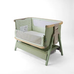 Tutti Bambini Cozee Air 2 Bedside Crib - Drifted Oak/Eucalyptus