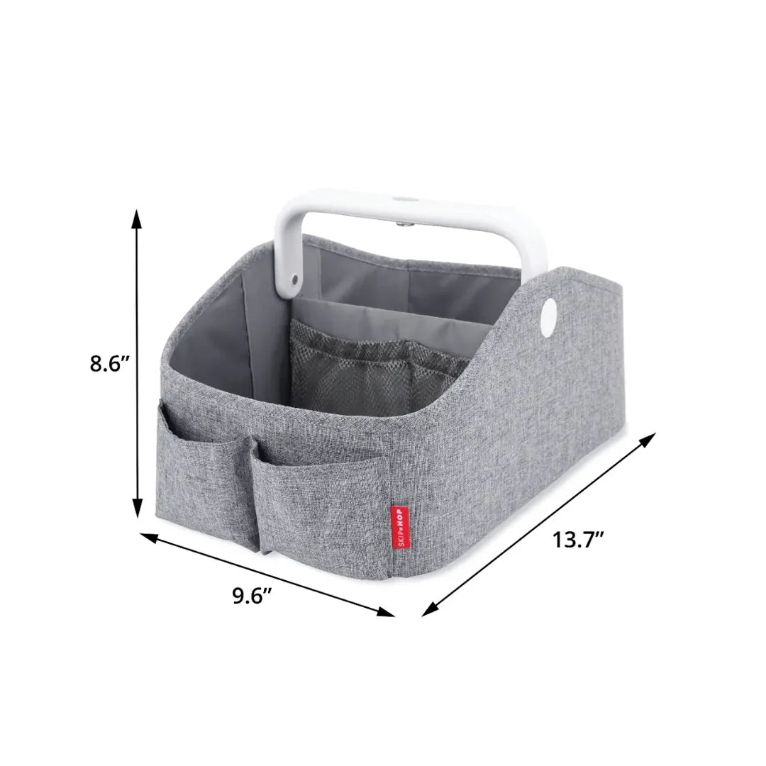 Skip Hop Light Up Diaper Caddy Organiser - Heather Grey