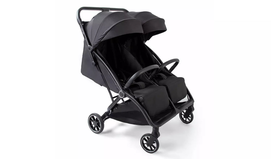 Redkite Push Me Duet Twin Pushchair - Black