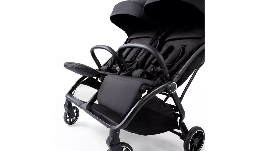 Redkite Push Me Duet Twin Pushchair - Black