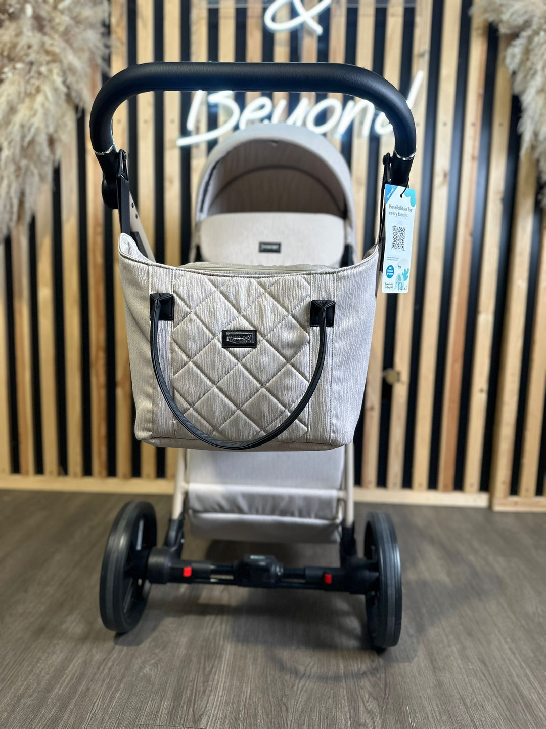 EX DISPLAY Mee-Go Milano Natura 2-in-1 Travel System – Vanilla