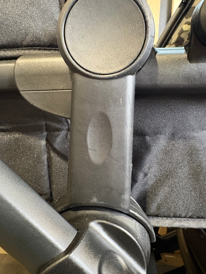 PRE LOVED My Babiie MB33 Twin Pushchair - Black Leopard