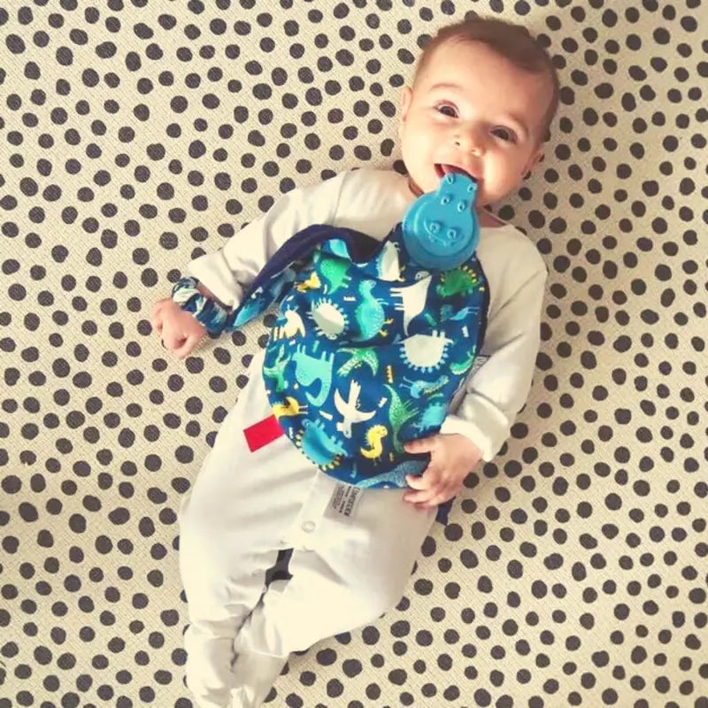 Cheeky Chompers Comfortchew Baby Comforter With Teether - Baby Dino