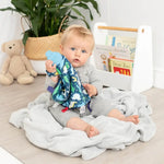 Cheeky Chompers Comfortchew Baby Comforter With Teether - Baby Dino