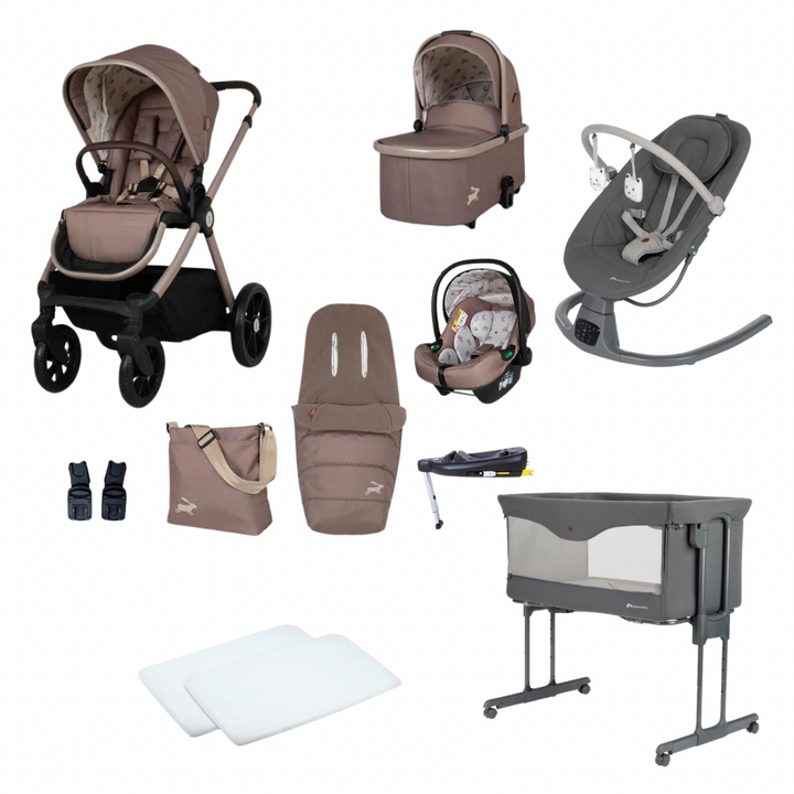 Cosatto Giggle 4 Everything Travel System + Bebeconfort Home Bundle - Lollop