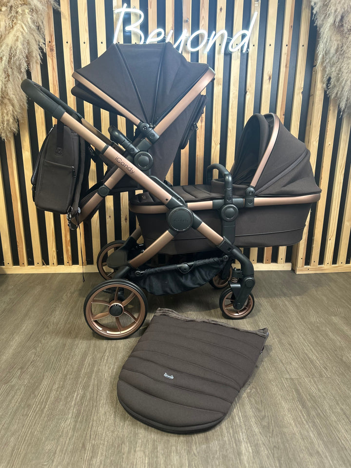 EX DISPLAY iCandy Peach 7 Double Pushchair - Pecan