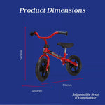 Chicco Toy Balance Bike - Red Bullet