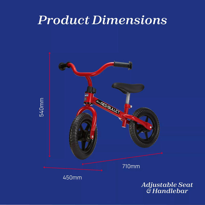 Chicco Toy Balance Bike - Red Bullet