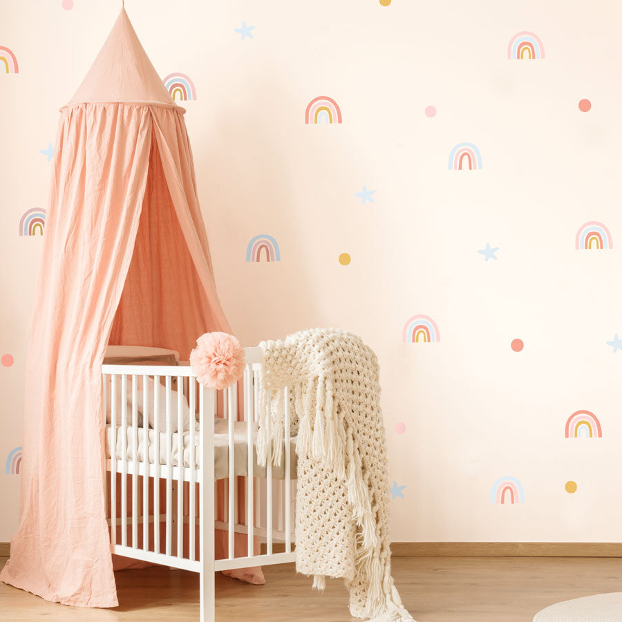 Stickerscape Rainbows & Stars Wall Sticker Pack