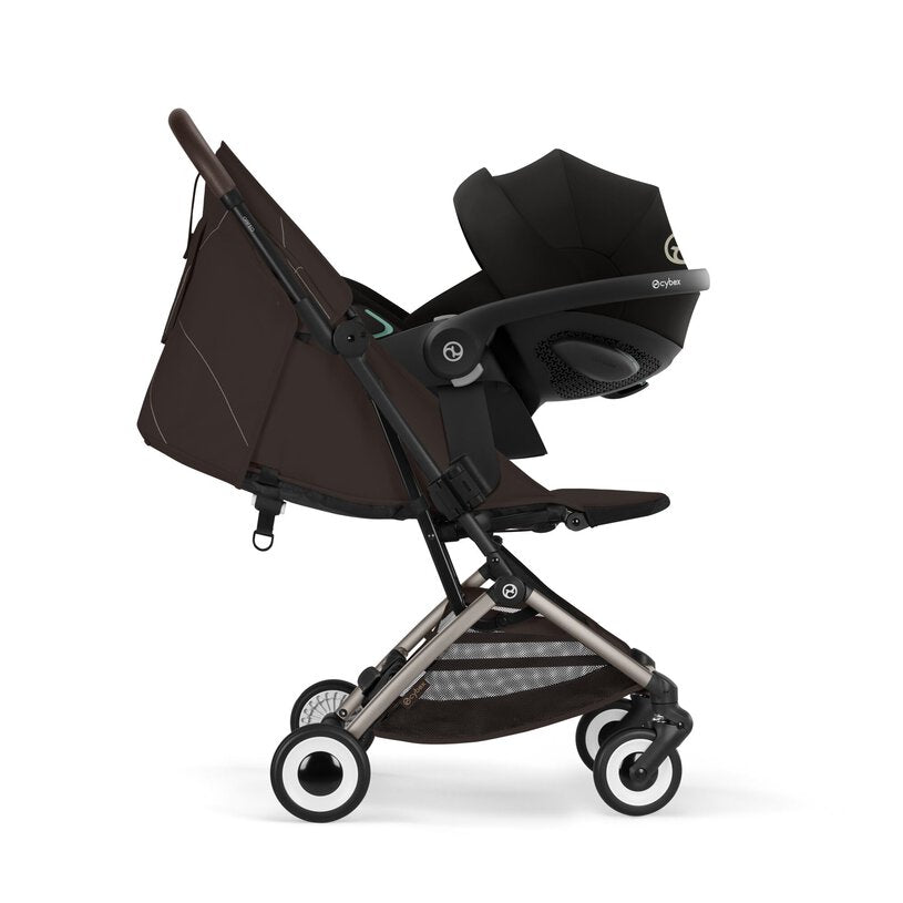 Cybex Orfeo Compact Travel Stroller - Chocolate Brown (2026 Model)