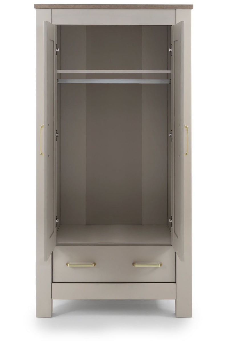 DAMAGED BabyStyle Charnwood Bordeaux Wardrobe - Oatmeal (COLLECTION OR LOCAL DELIVERY)