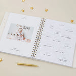 Blush & Gold My Baby Book - Baby Memory Book - Safari