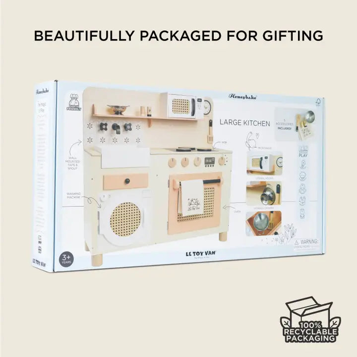 Le Toy Van Rattan Family Wooden Play Kitchen
