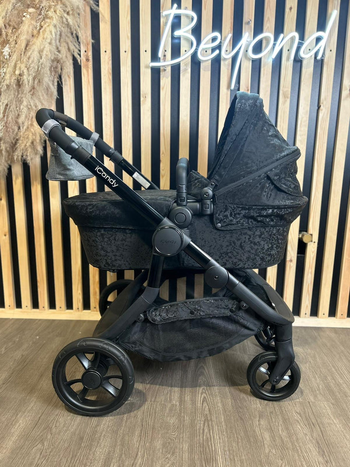 EX DISPLAY iCandy Orange 3 Carrycot & Pushchair Bundle - Designer Black