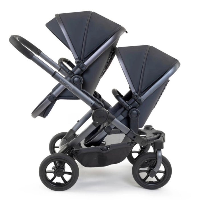 iCandy Peach 7 All Terrain Twin Pushchair - Storm Grey