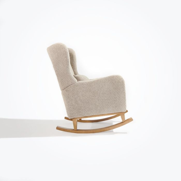 Tutti Bambini Harper Rocking Chair & Footstool - Mushroom