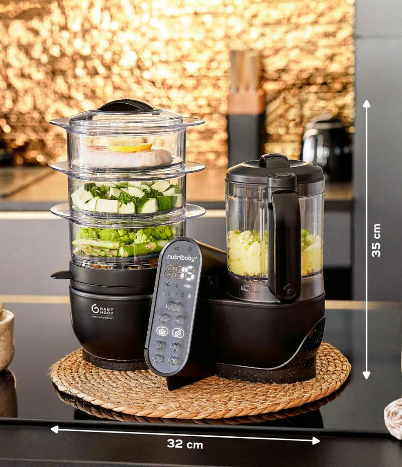 Babymoov Nutribaby+ XL Baby Food Maker - Black