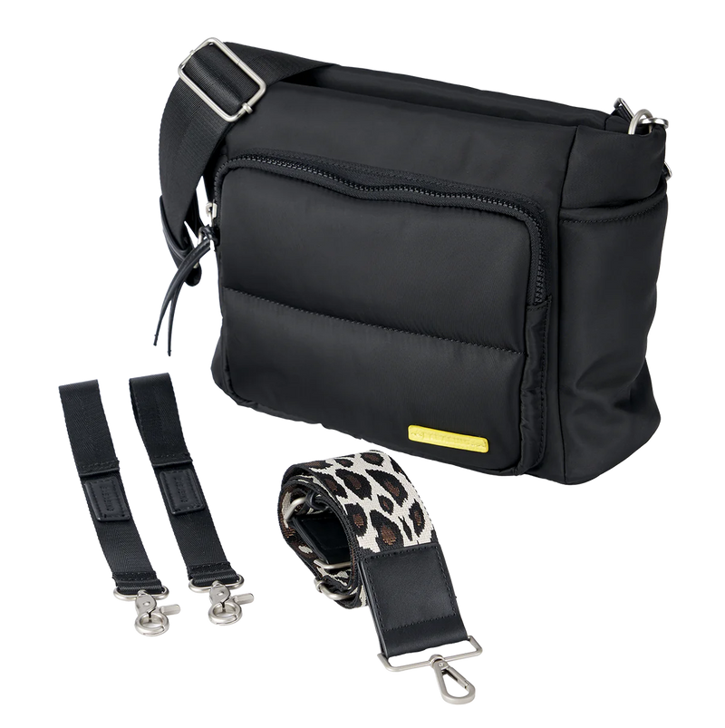 Bababing Joey Cross Body Changing Bag - Black