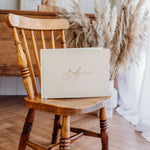 Blush & Gold Baby Memory Book - Ivory