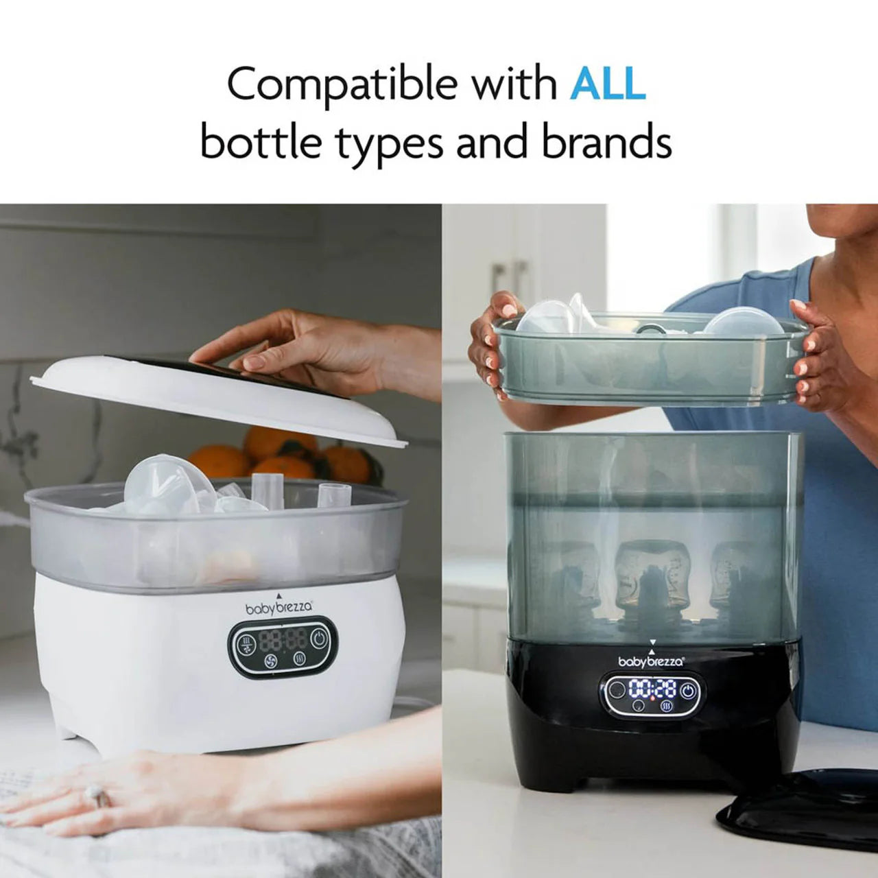 Baby Brezza Steriliser Dryer Advanced - All Black