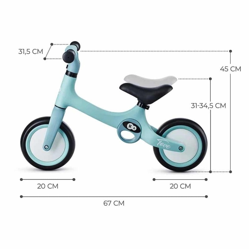 Kinderkraft TOVE Balance Bike - Summer Mint