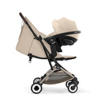 Cybex Orfeo Compact Travel Stroller - Almond Beige (2026 Model)