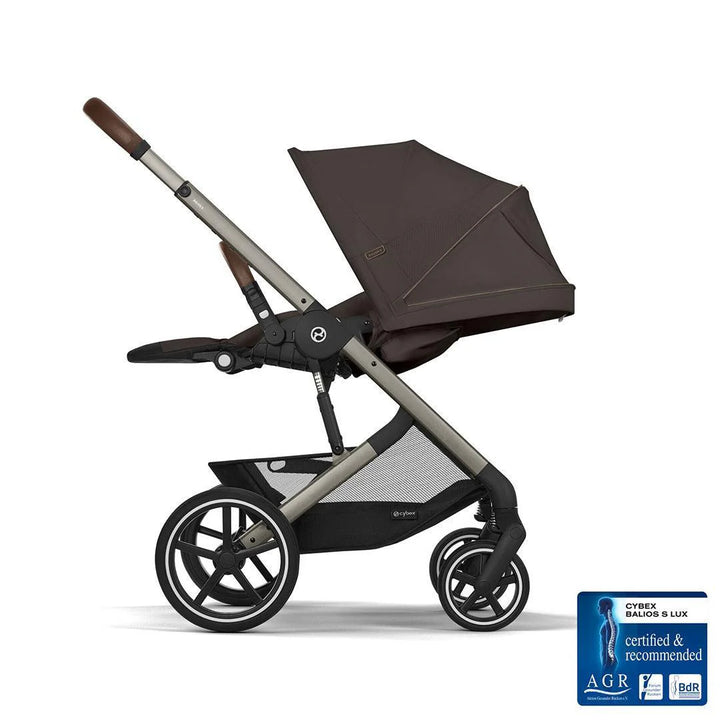 Cybex Balios S Lux Essential Bundle - Taupe/Chocolate