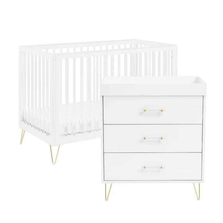 Babymore Kimi Acrylic 2 Piece Nursery Room Set