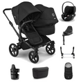 Bugaboo Donkey 6 Double Ultimate Cloud T Newborn Bundle - Heritage Black