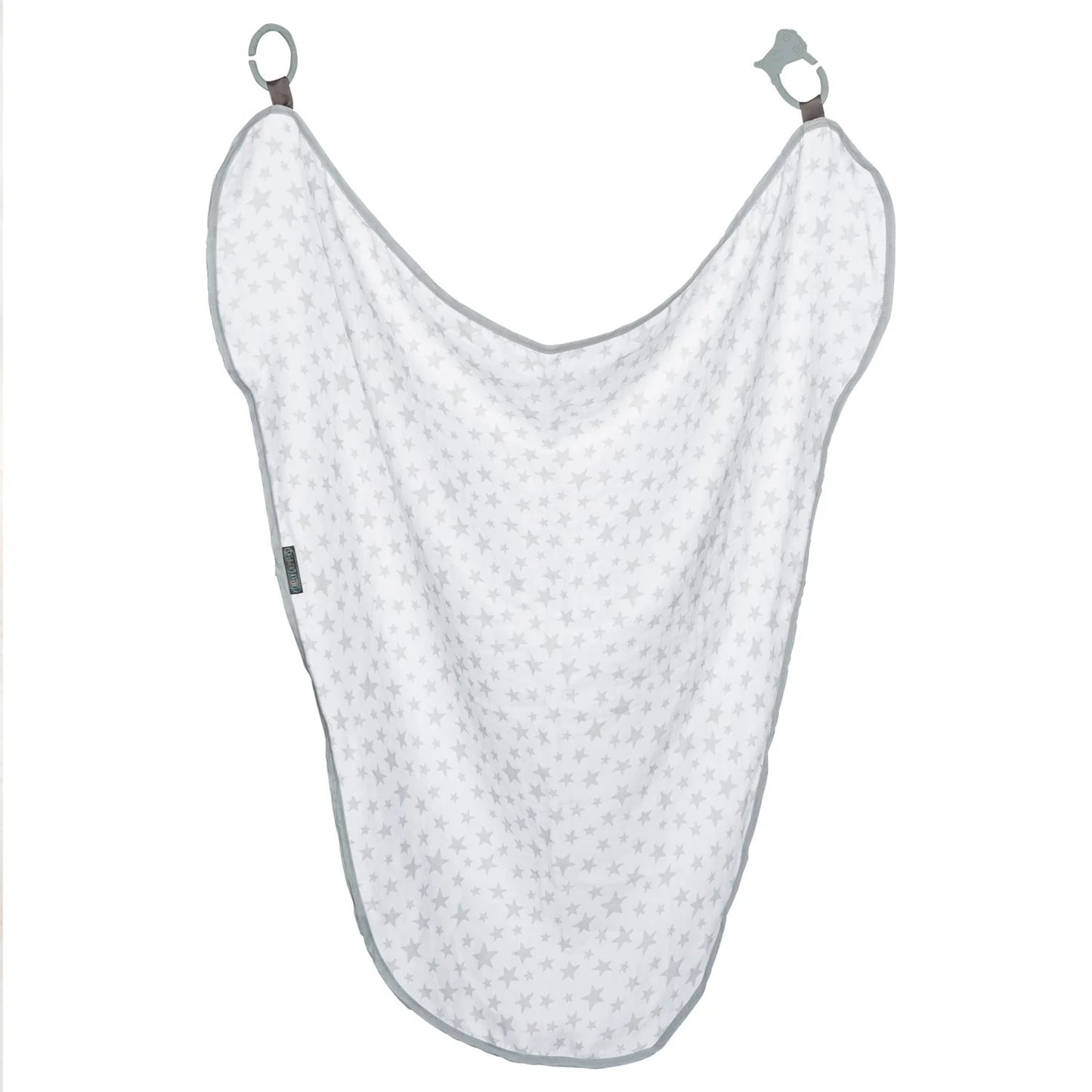 Cheeky Chompers Newborn Organic Muslin Gift Set - SIlver Stars