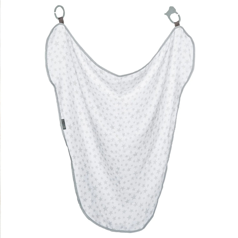 Cheeky Chompers Newborn Organic Muslin Gift Set - SIlver Stars