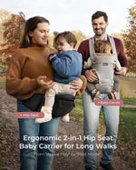 Momcozy 2-In-1 Hip Seat Baby Carrier - Black