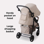 My Babiie MB30 Plus Pushchair - Oatmeal