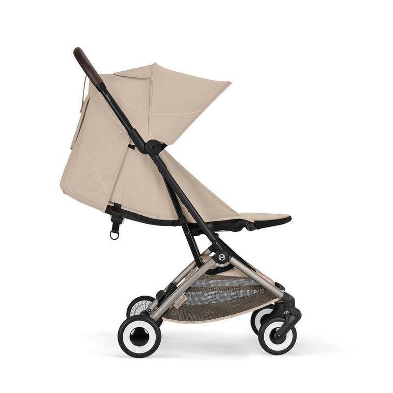 Cybex Orfeo Compact Travel Stroller - Almond Beige (2026 Model)