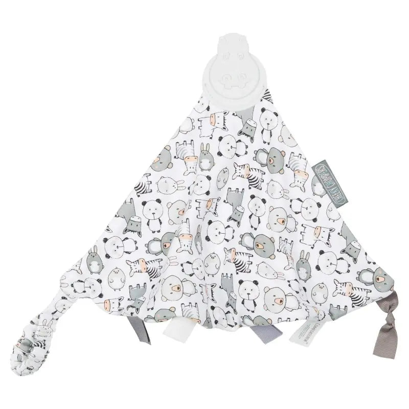 Cheeky Chompers Comfortchew Baby Comforter With Teether - Panda Pals