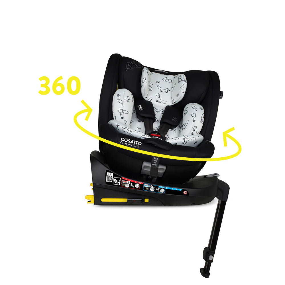 Cosatto Come and Go i-Size 360 Car Seat Foxed – Bambinosandbeyond
