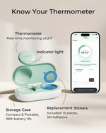 Momcozy Smart Medical-Grade Wearable Baby Thermometer