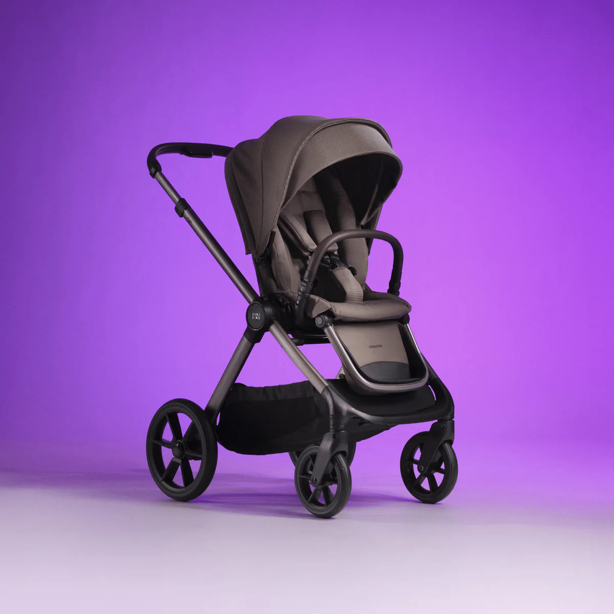 Bababing Raffi MKII 18 Piece Travel System, Home & Feeding Bundle Inc 360 Car Seat + Isofix Base - Minky