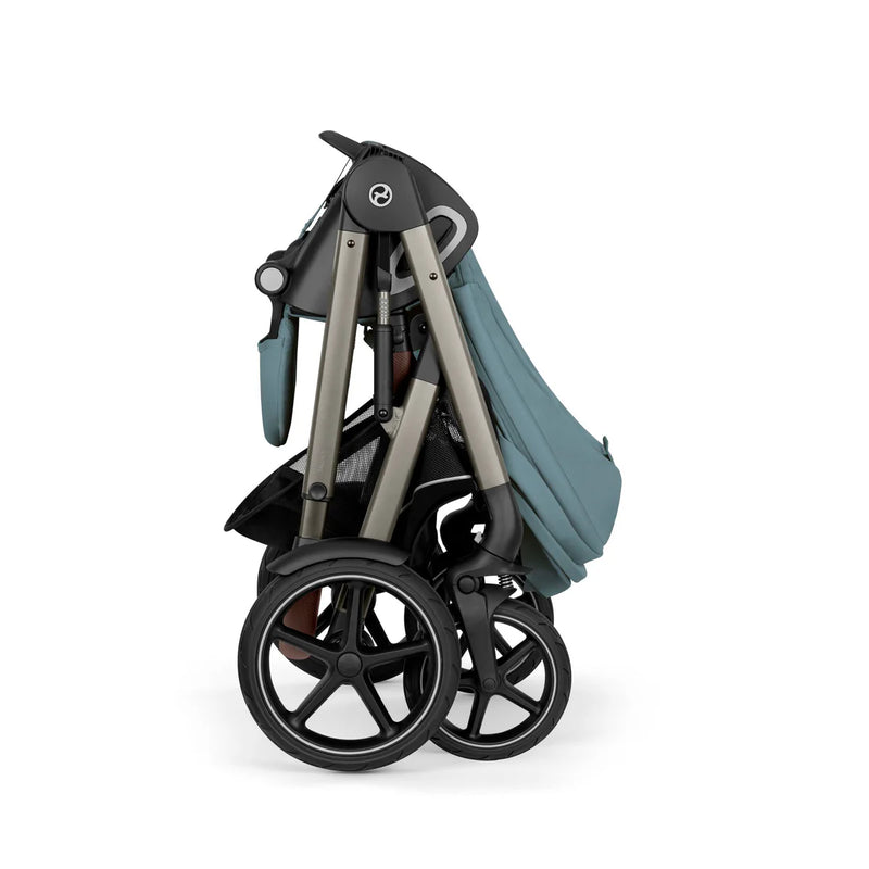 Cybex Talos S Lux 10-Piece Cloud G Travel System Bundle - Stormy Blue