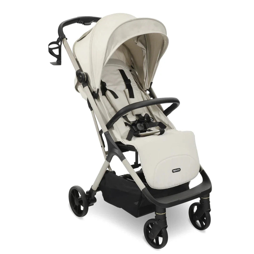 My Babiie MBX7 Auto-Fold Stroller - Ivory