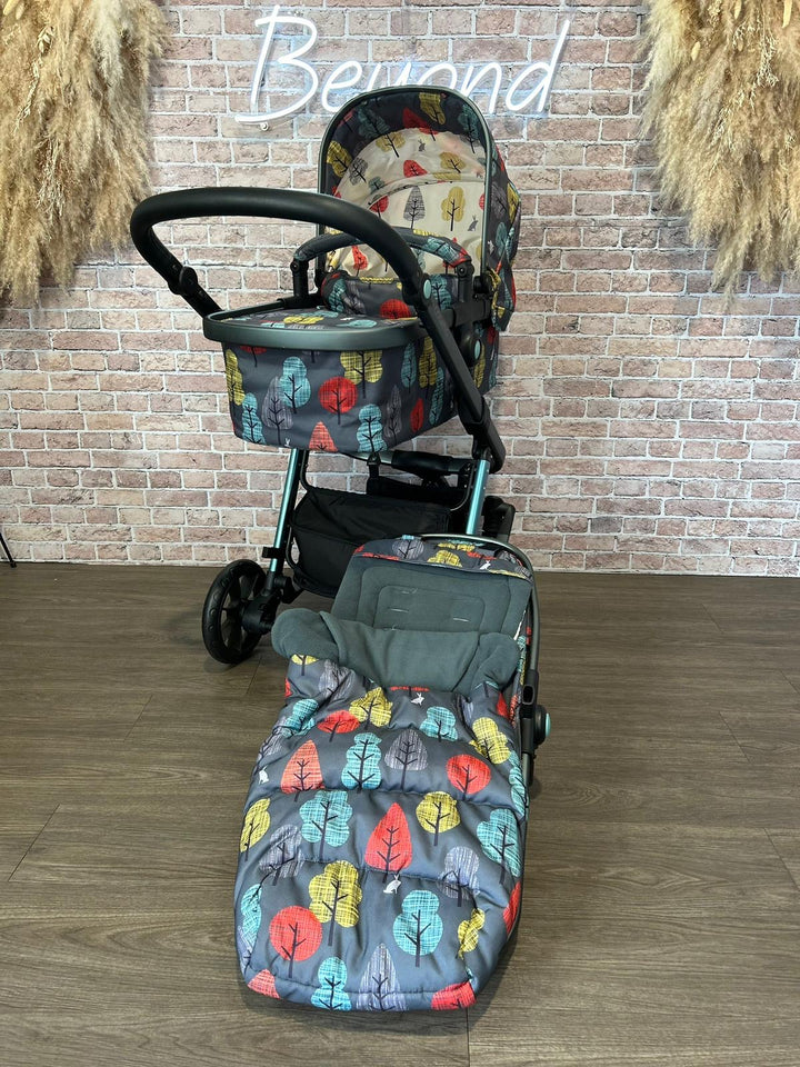 PRE LOVED Cosatto Giggle Quad Pram and Pushchair - Hare Wood