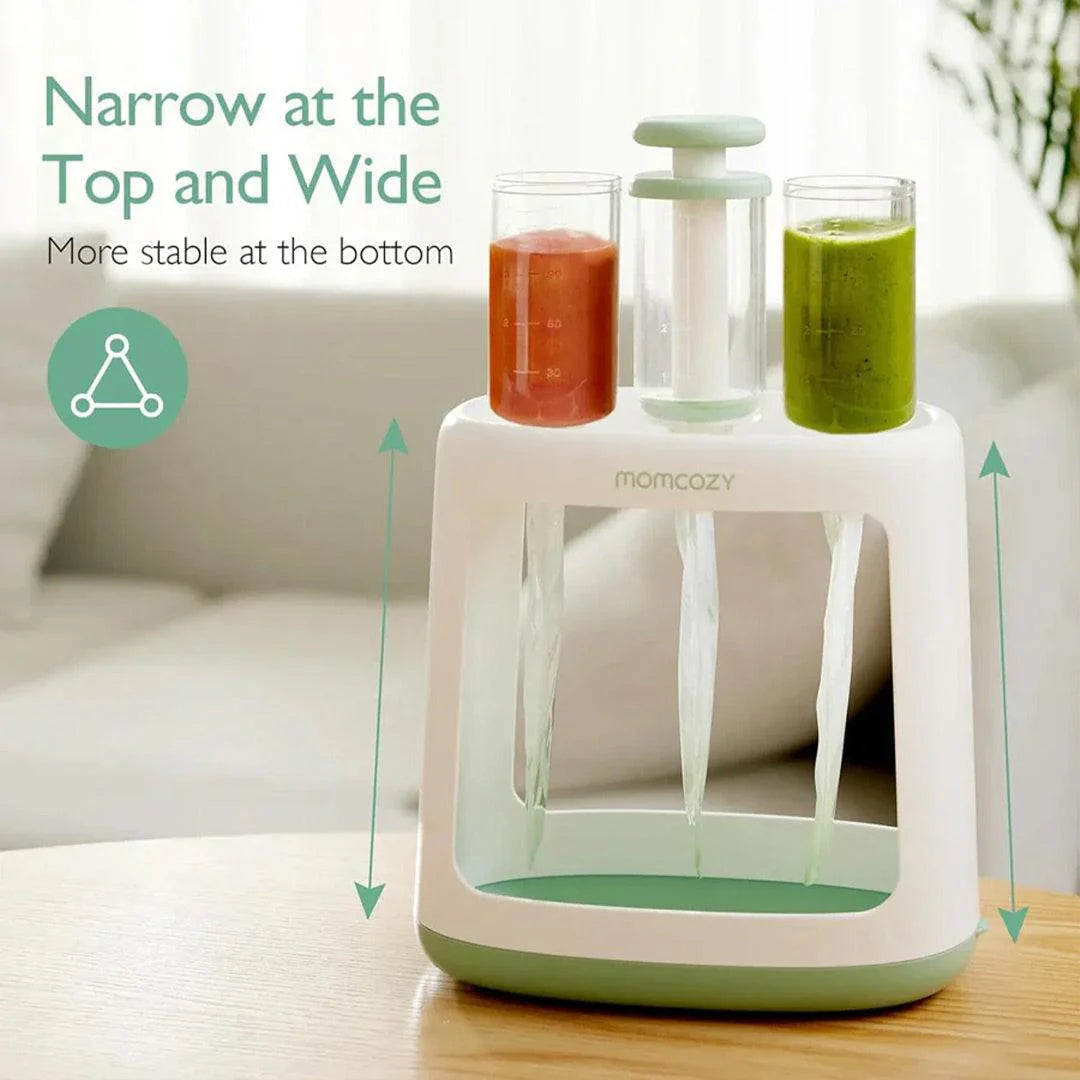 Momcozy Squeeze Station Baby Food Maker - White/Green