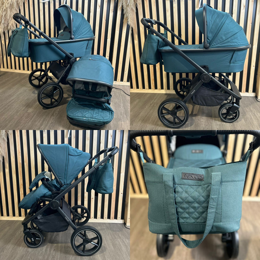 PRE LOVED Venicci Tinum 2.0 Special Edition Pram & Pushchair - Teal Bay