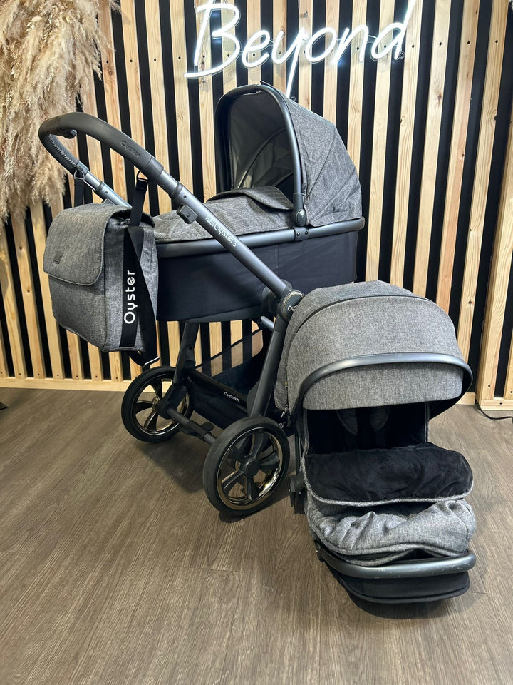 PRE LOVED Babystyle Oyster3 Pram & Pushchair - Mercury/City Grey