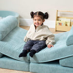 Tutti Bambini Playrama Montessori Kids Play Sofa - Ocean Stone